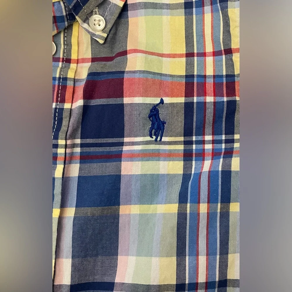 Ralph Lauren Plaid Button-Up Shirt